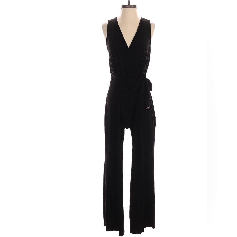 Michael Kors Black Wrap Jumpsuit